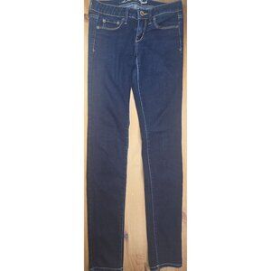 American Eagle Womens Regular Fit Jeans 4 Dark Wash Stretch Denim 28 x 32